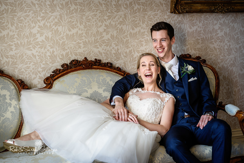 Wedding at Highbury Hall by husband and wife photographers Rob & Sarah Gillespie