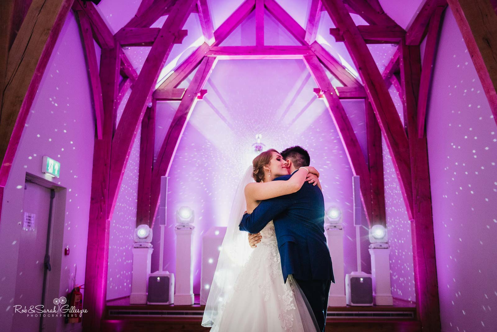 Bride and groom first dance at The Mill Barns