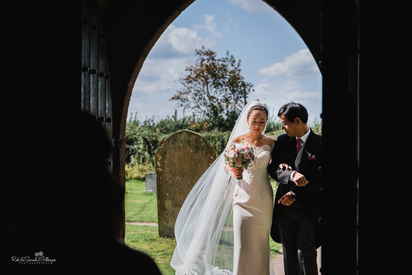 Wedding at St Peter's church Bourton-on-Dunsmore