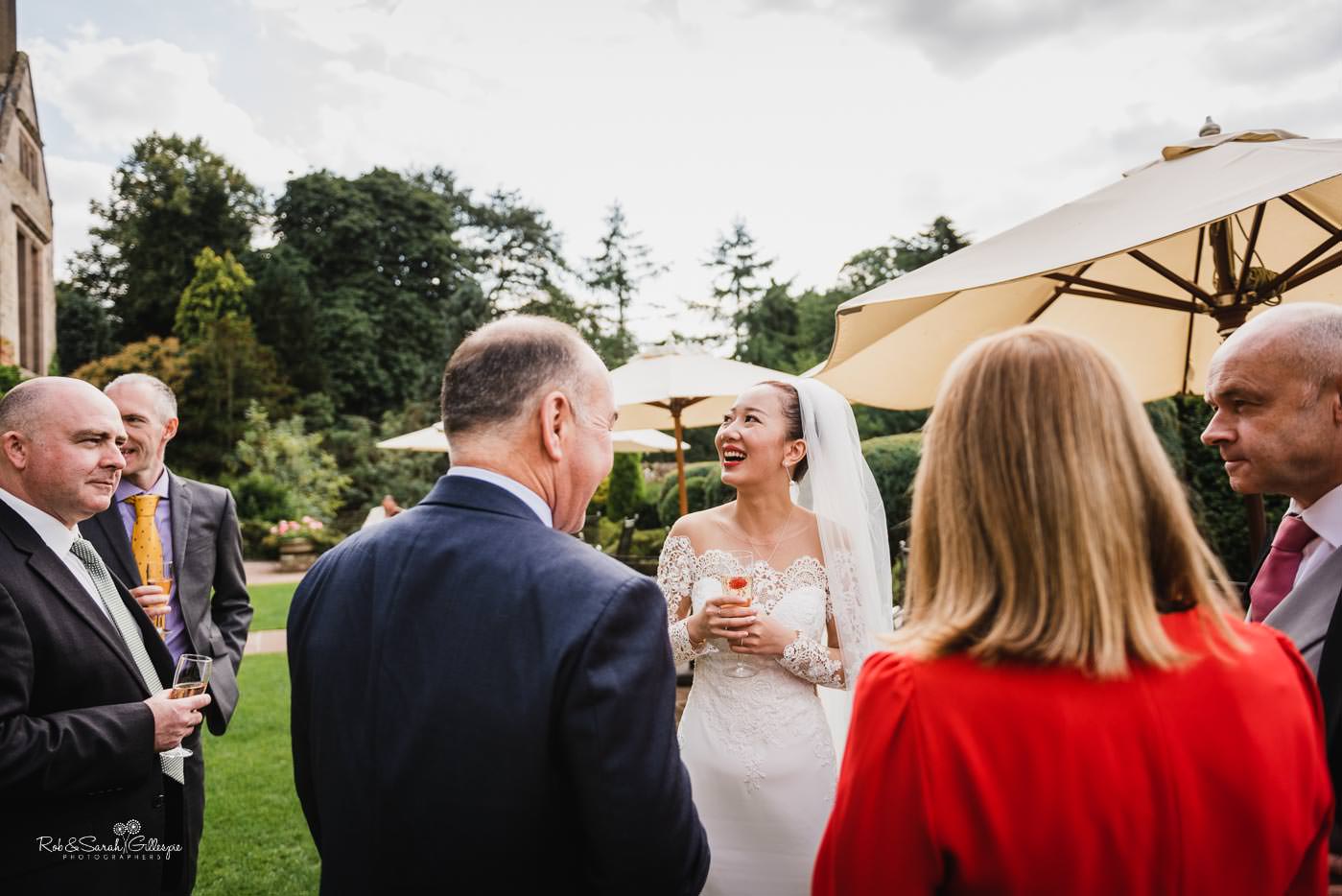 Natural and candid photos at Coombe Abbey wedding reception