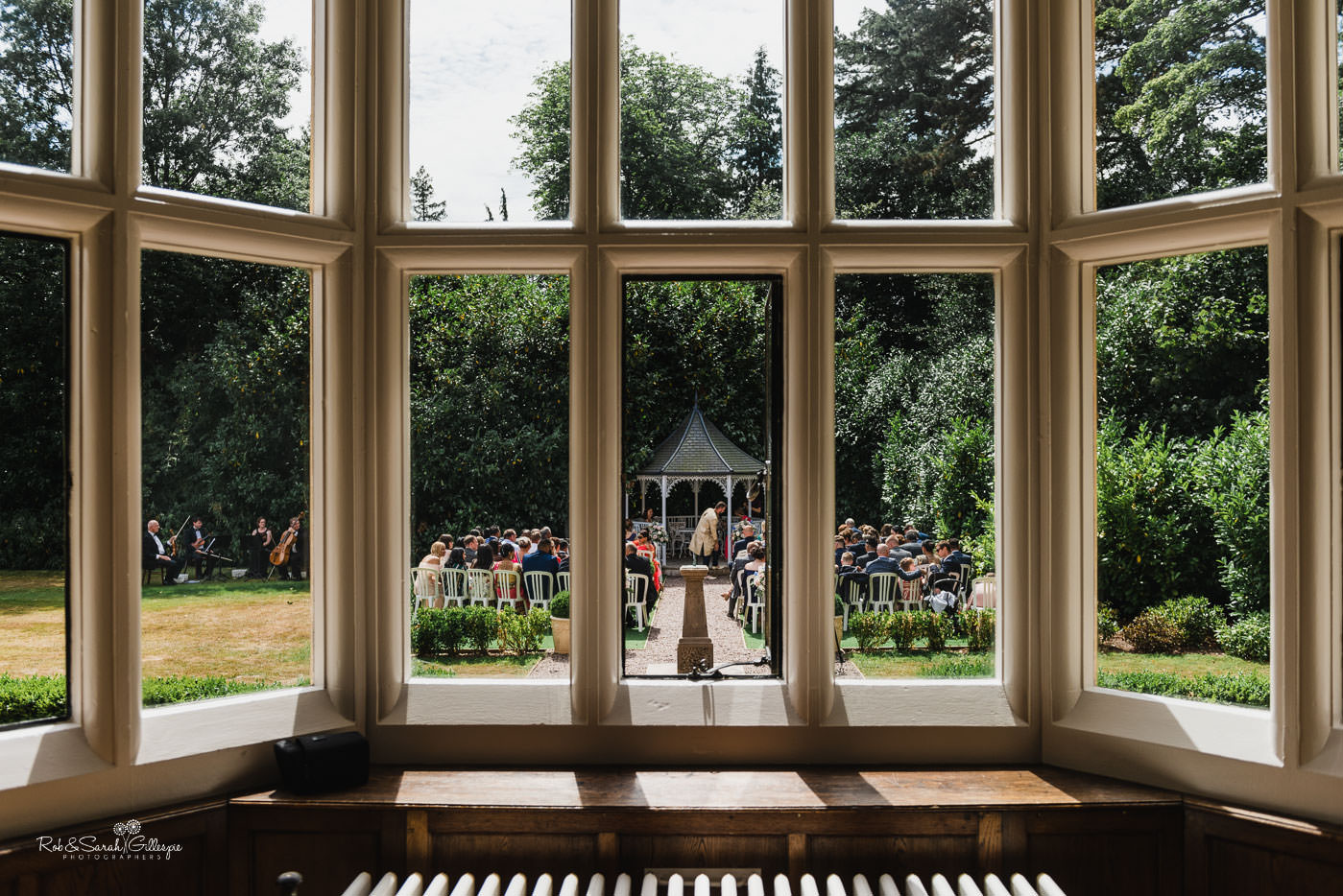 Outdoor fusion wedding at Pendrell Hall