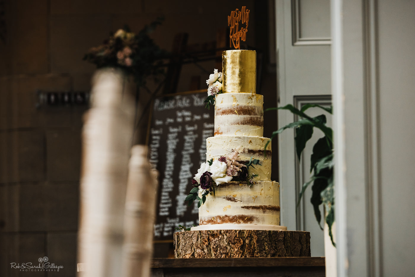 Wedding cake at Hampton Manor