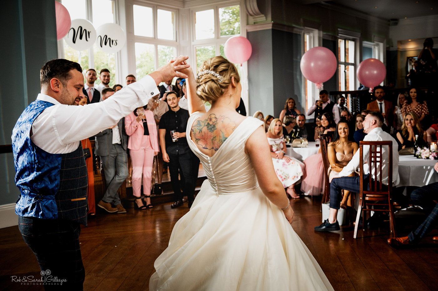 First dance at Pendrell Hall wedding