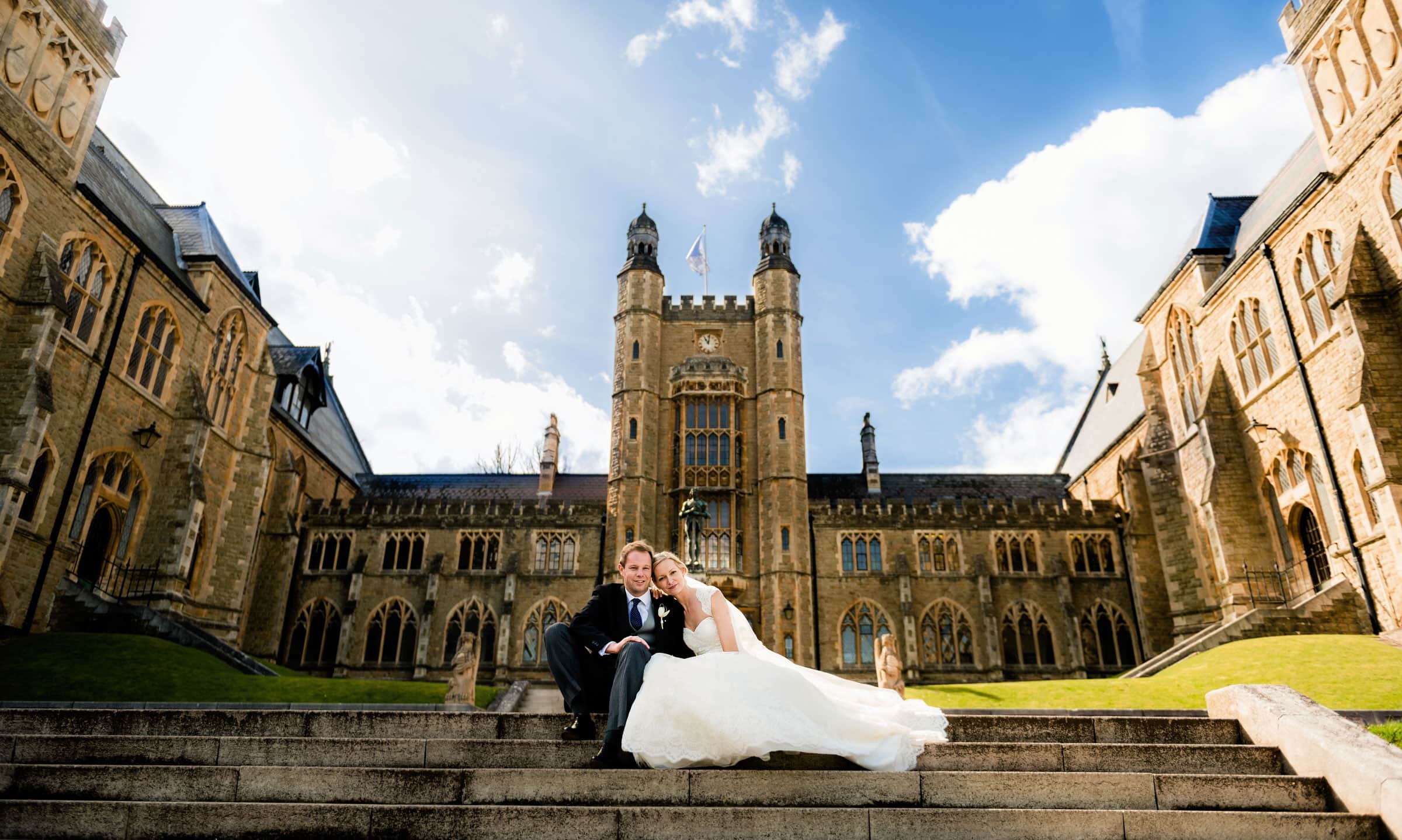 Wedding photography at Malvern College in Worcestershire