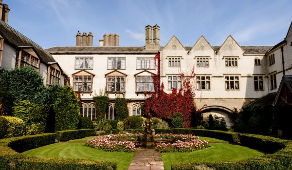 Coombe Abbey wedding venue in Warwickshire, front view