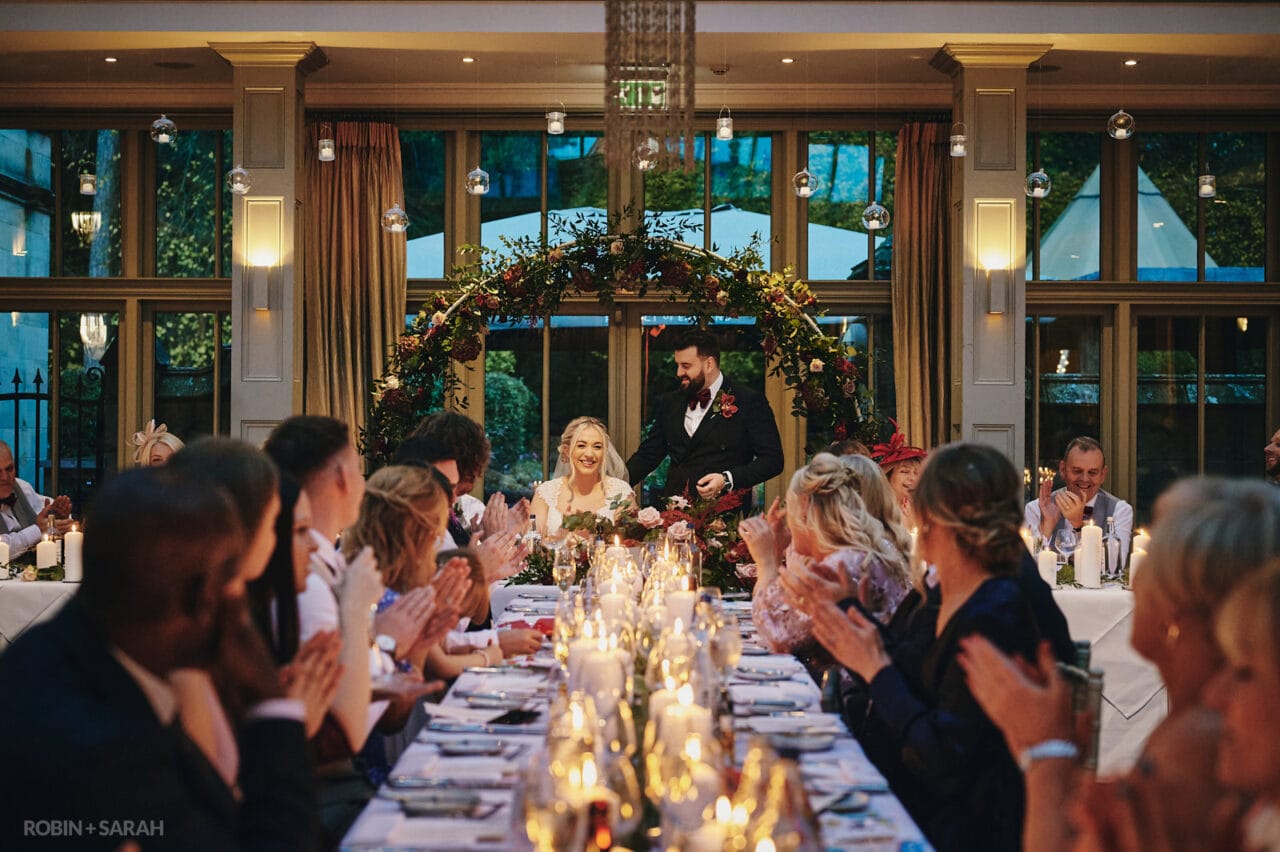 Wedding speeches at Hampton Manor