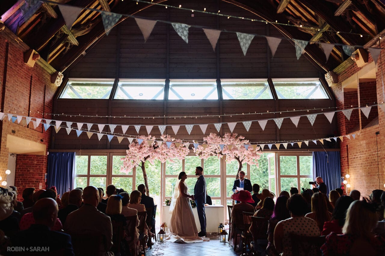 Wedding ceremony at Avoncroft Museum in Bromsgrove