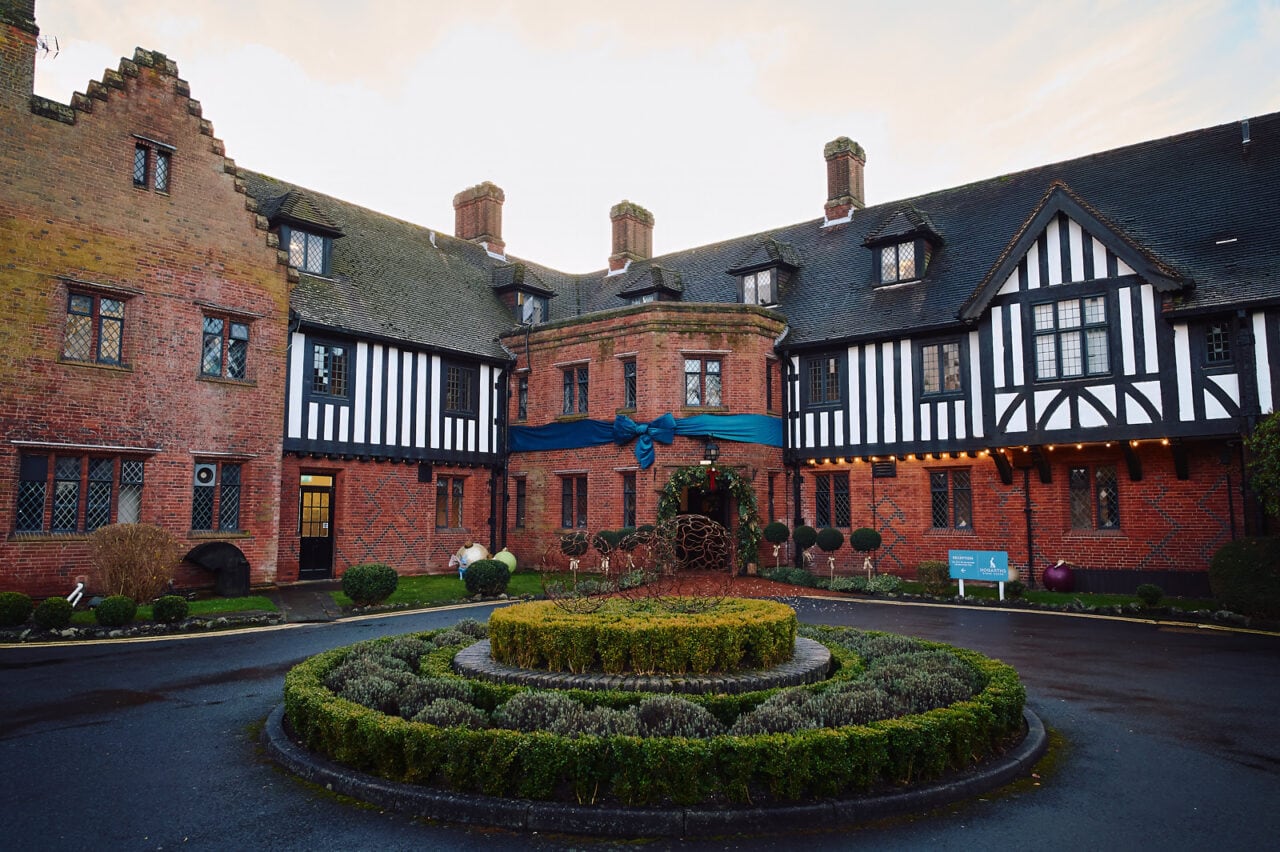 Main entrance of Hogarths Stone Manor Hotel