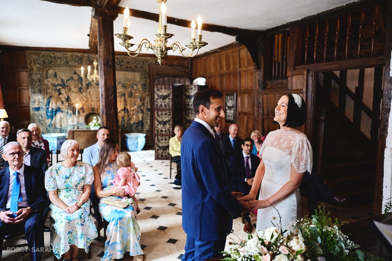 Wedding ceremony at Greyfriars in Worcester