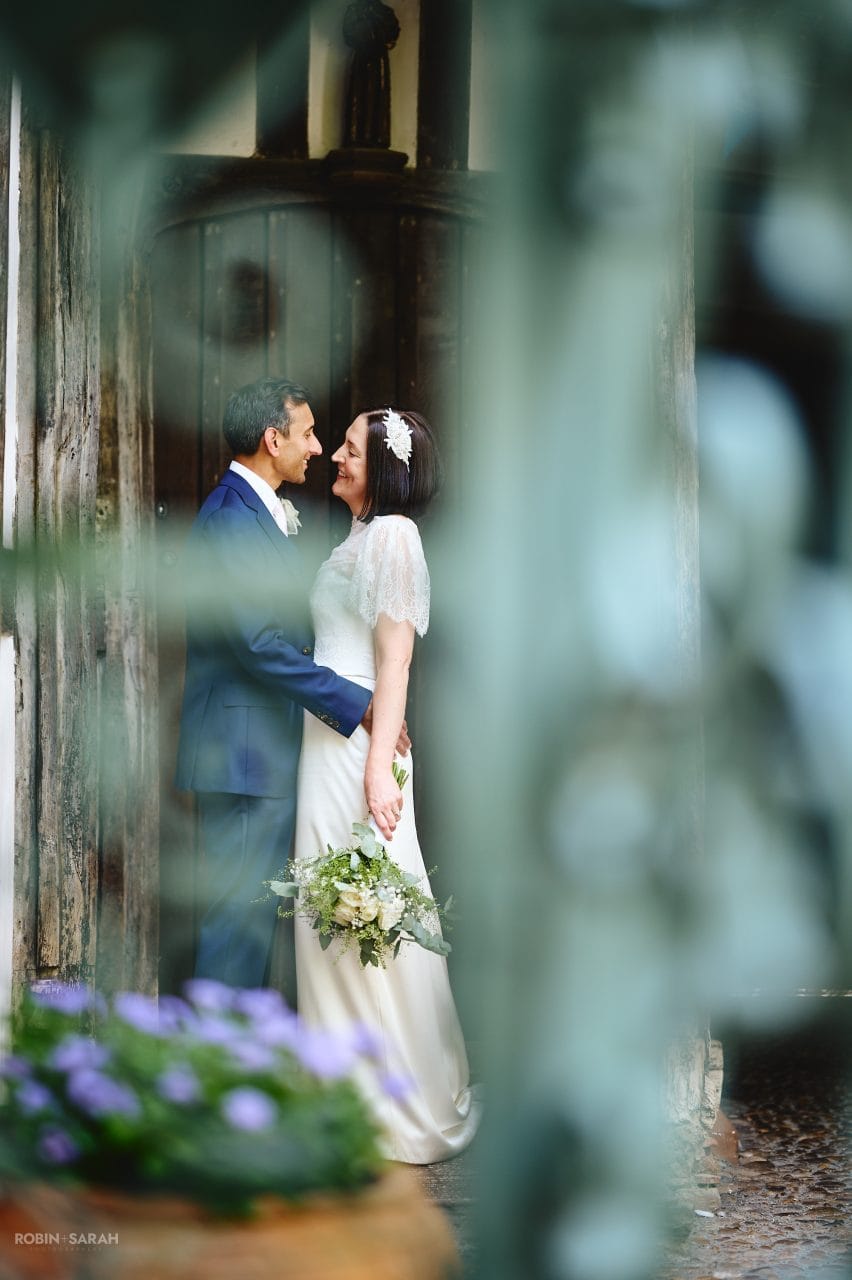 Bride and groom at Greyfriars