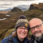 Robin and Sarah at The Quiraing on Isle of Skye